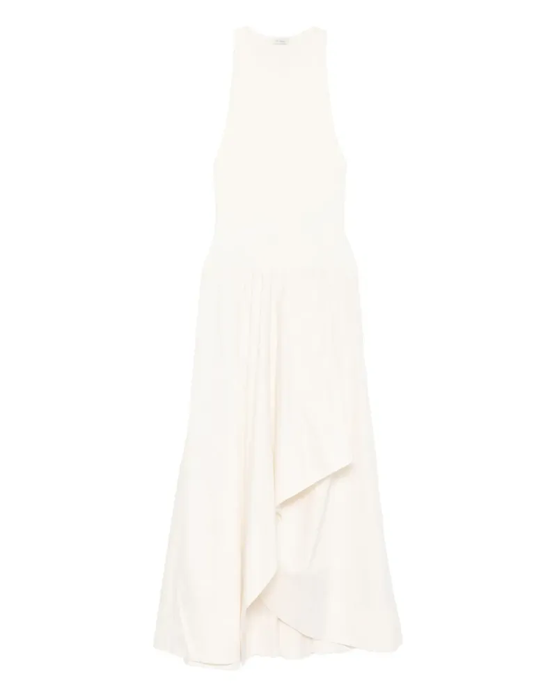 St. Agni Asymmetrisches Maxikleid - Nude Nude