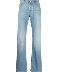 Billionaire Klassische Straight-Leg-Jeans Blau