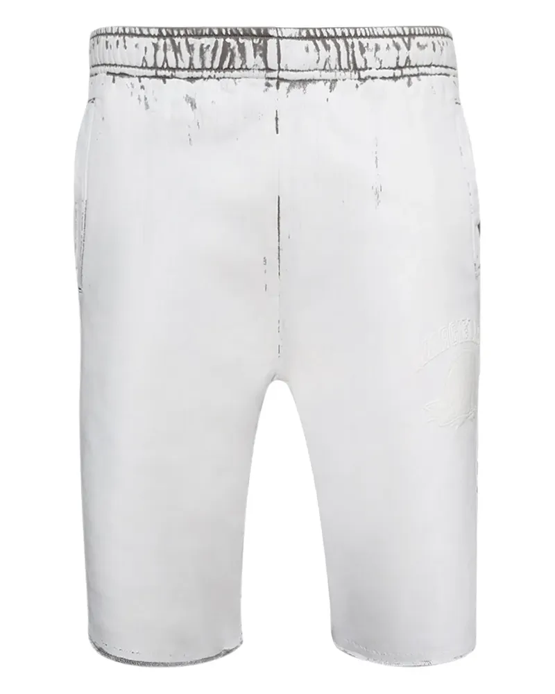 Maison Margiela Zweifarbige Shorts mit Fransen - Nude Nude