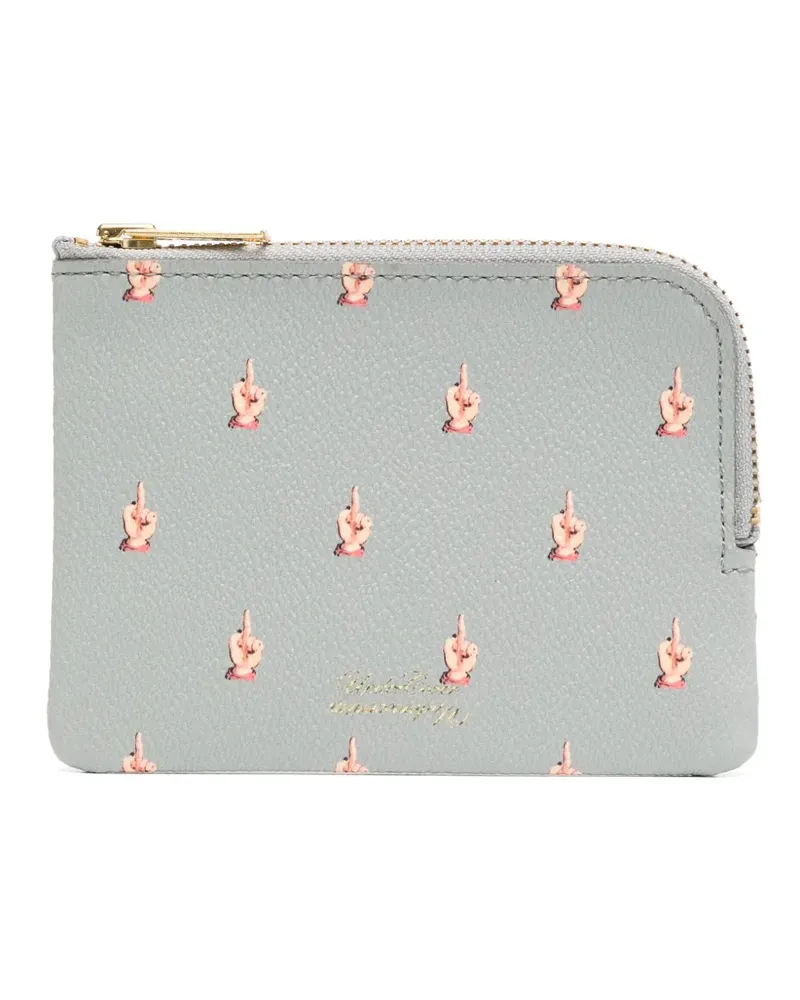 Undercover Portemonnaie mit grafischem Print - Grau Grau