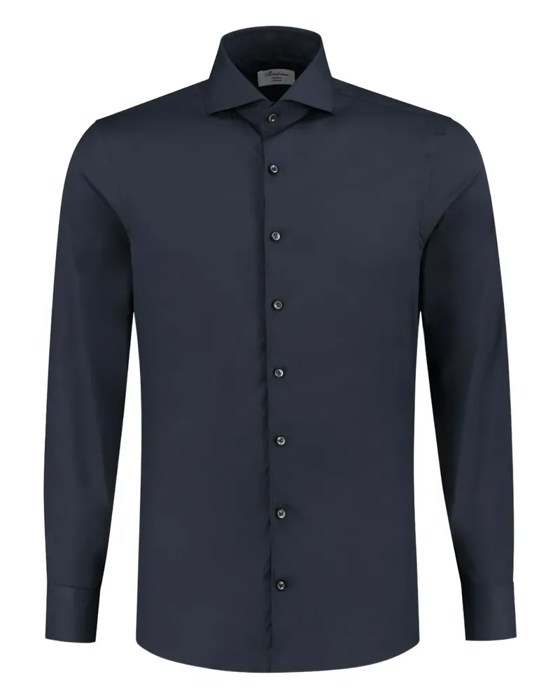 Stenströms Hemd aus Popeline - Blau Blau