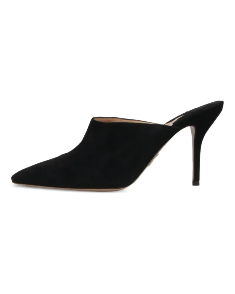 Paul Andrew Spitze Mules - Schwarz Schwarz