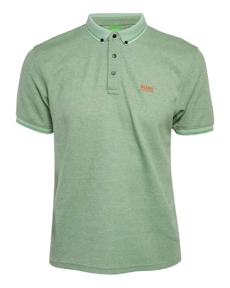 HUGO BOSS Poloshirt aus Mesh-Jersey - Grün Grün