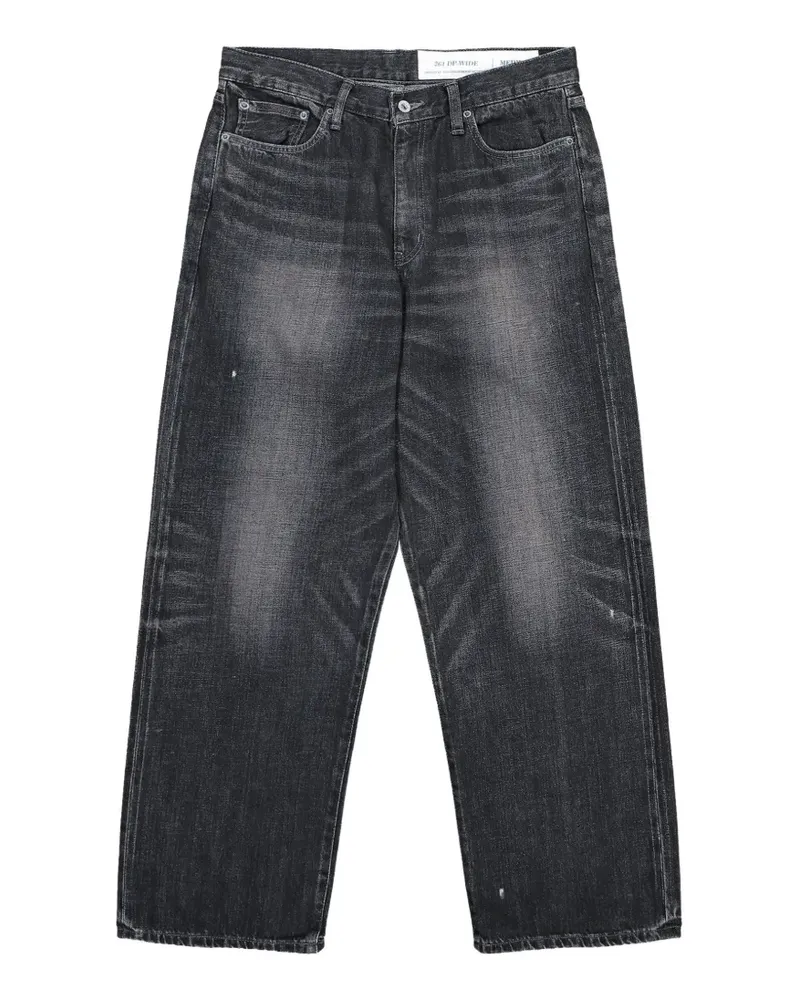 Neighborhood washed wide-leg jeans - Grau Grau