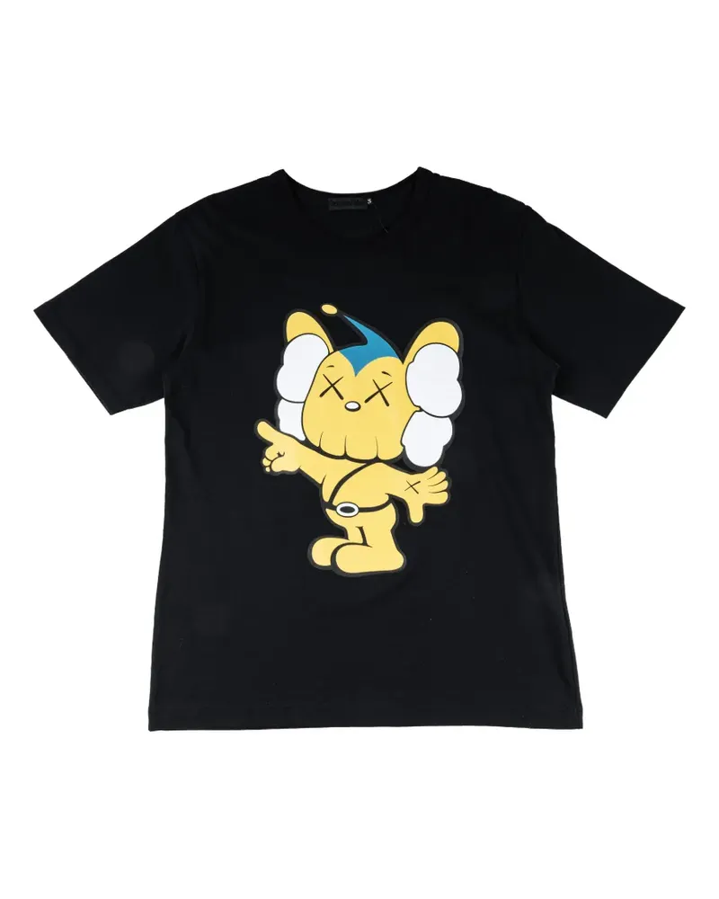KAWS Original Fake Pip T-shirt - Schwarz Schwarz