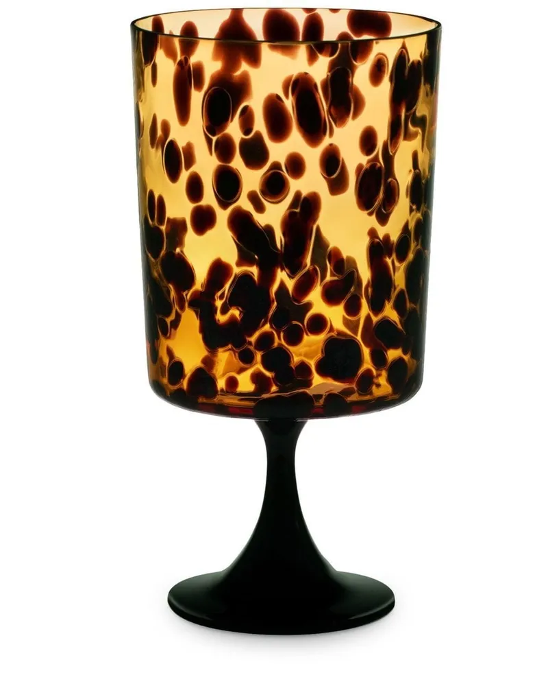 Dolce & Gabbana Glas aus Muranoglas - Schwarz Schwarz