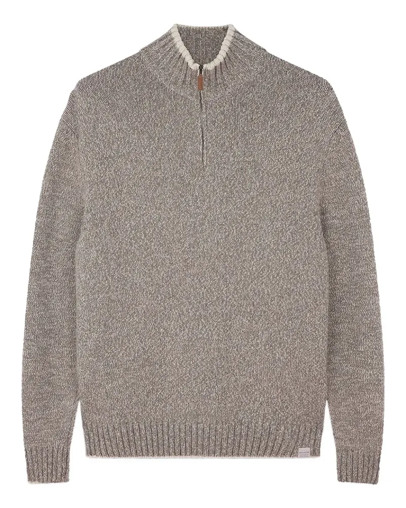 Paul & Shark Pullover mit Reißverschluss - Nude Nude