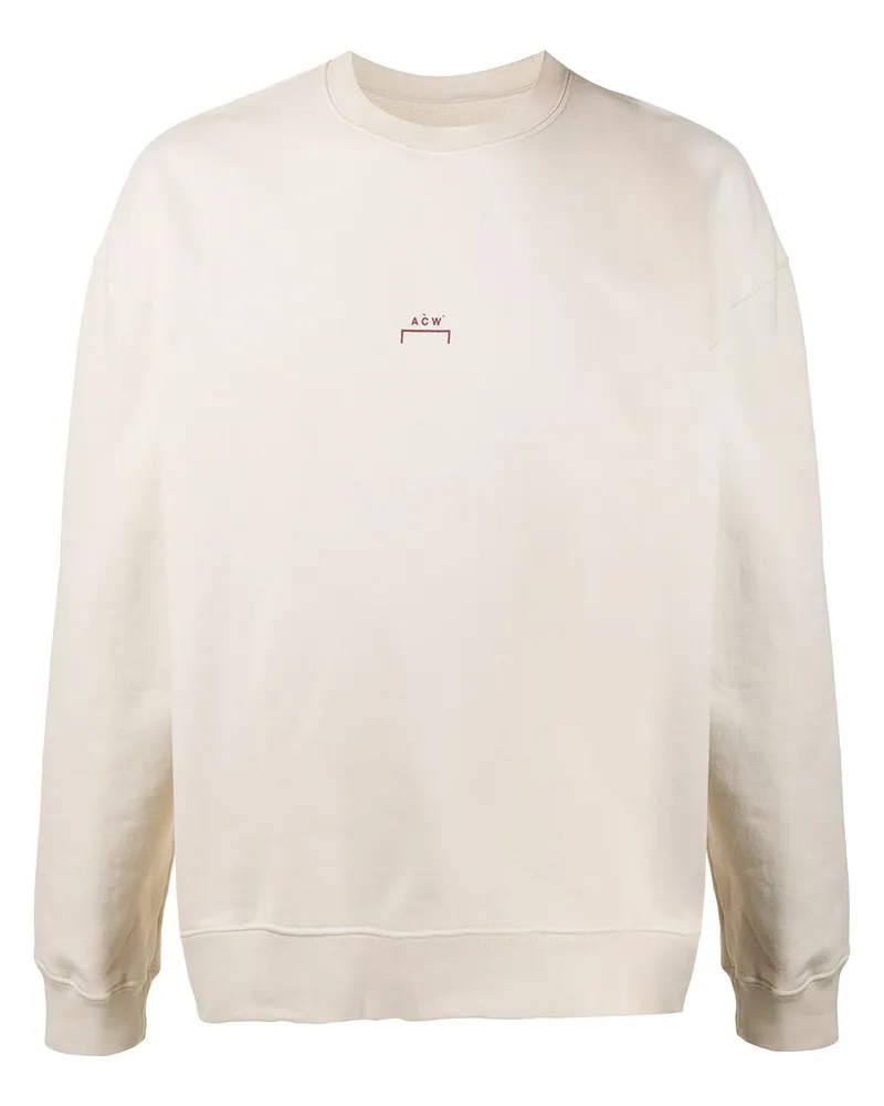 ACW* Sweatshirt mit rundem Ausschnitt - Nude Nude
