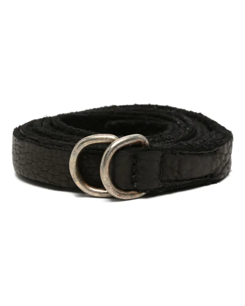 GUIDI Gürtel mit D-Ring - Schwarz Schwarz