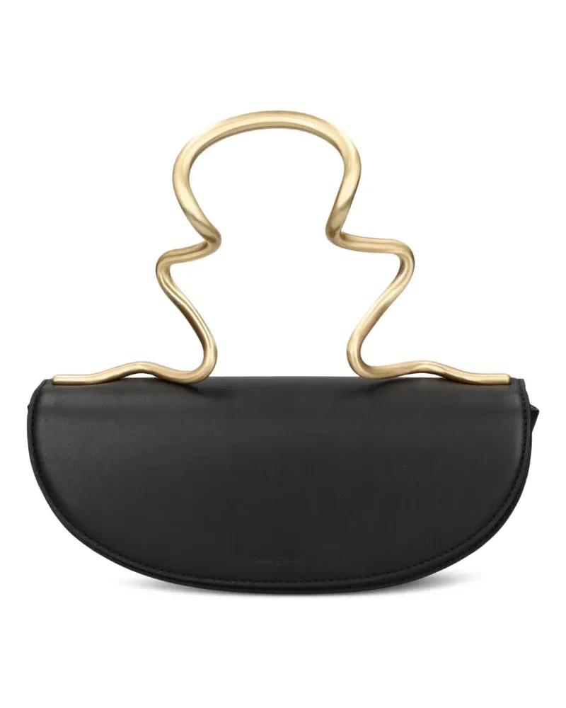 Cult Gaia Ilaria Tote Bag mit Design-Henkel - Schwarz Schwarz