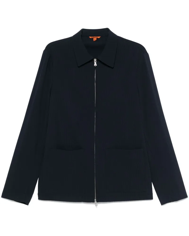 BARENA Gerippte Jacke - Blau Blau