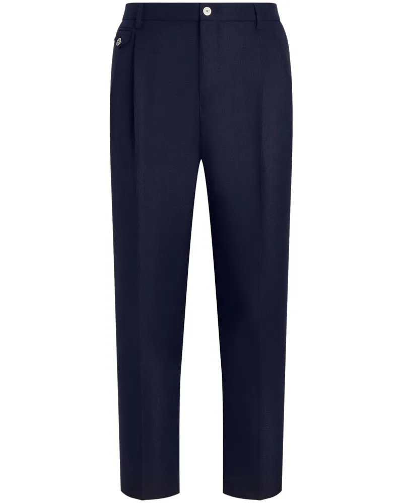 Dolce & Gabbana Klassische Straight-Leg-Hose - Blau Blau