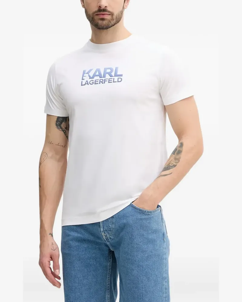 Karl Lagerfeld short-sleeved cotton T-shirt - Weiß Weiß