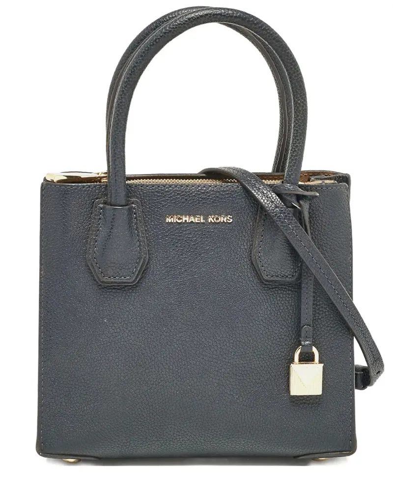 Michael Kors Architectural Shape Tote Bag - Blau Blau