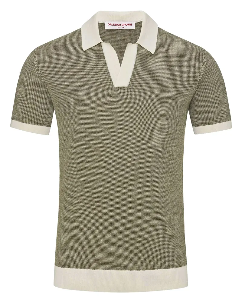 Orlebar Brown Horton Merino-T-Shirt - Grün Grün