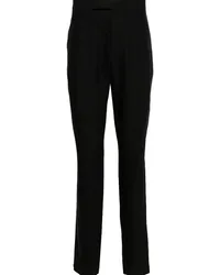 LARDINI Klassische Tapered-Hose Schwarz