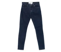Jeans mit Logo-Patch - Blau
