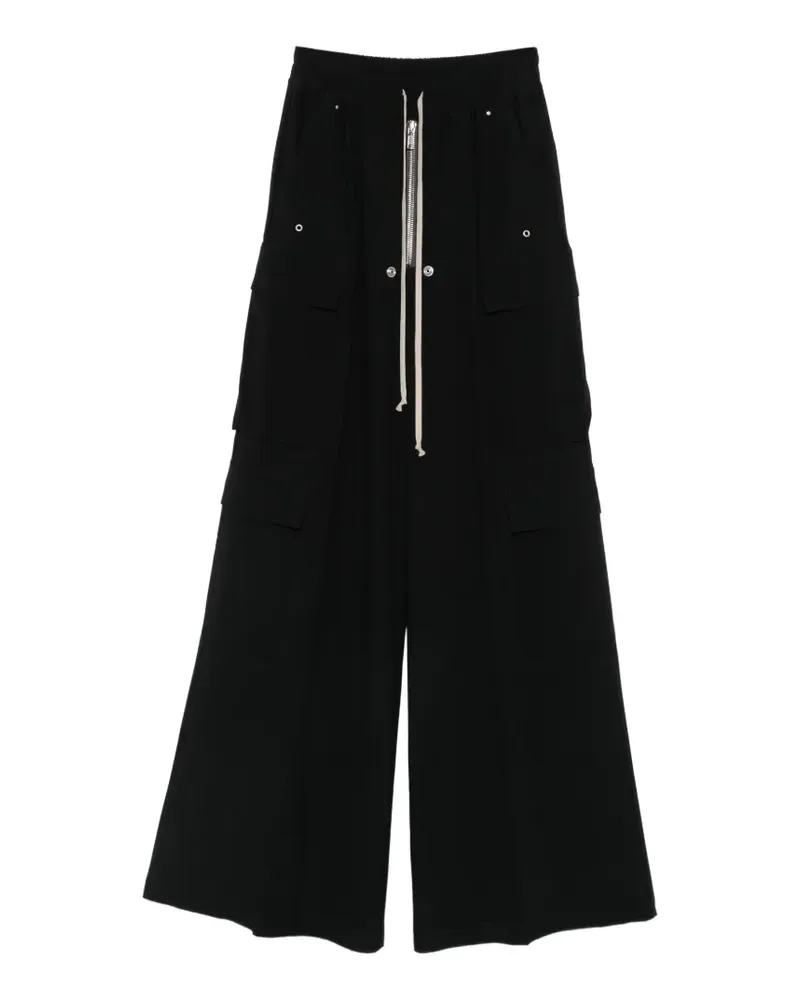 Rick Owens Cargobelas cargo-pocket palazzo pants - Schwarz Schwarz