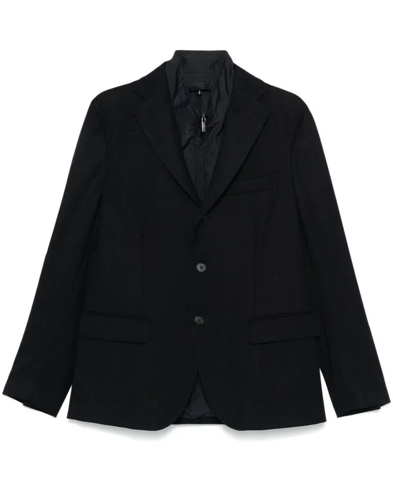 Incotex Sakko im Layering-Look Blau