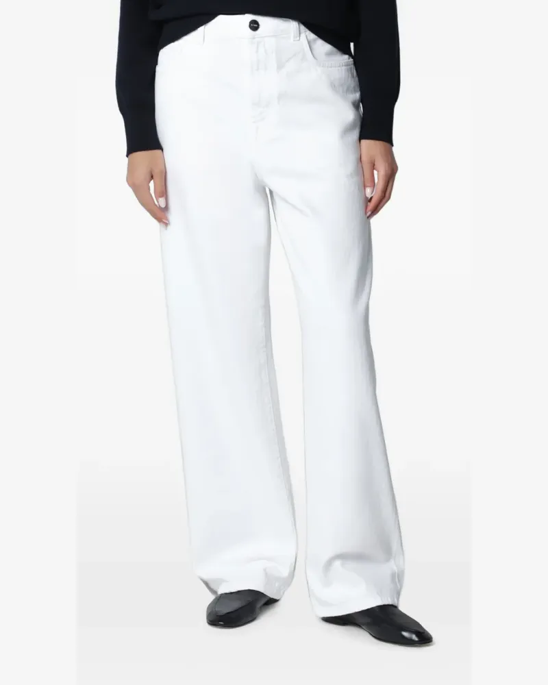 Róhe Bruun Baggy-Jeans - Weiß Weiß