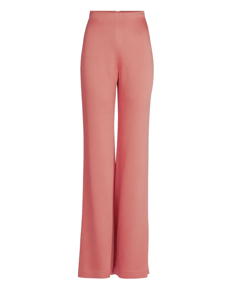 Silvia Tcherassi Palermo Hose mit flachem Bein - Rosa Rosa