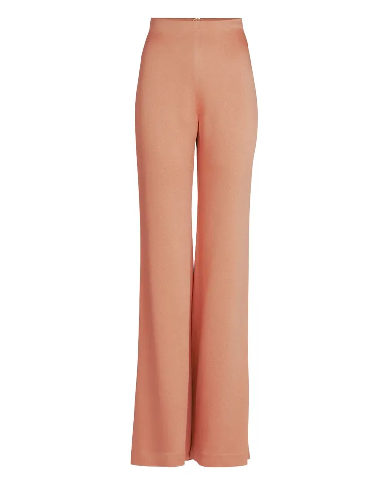 Silvia Tcherassi Palermo flat-front trousers - Rosa Rosa