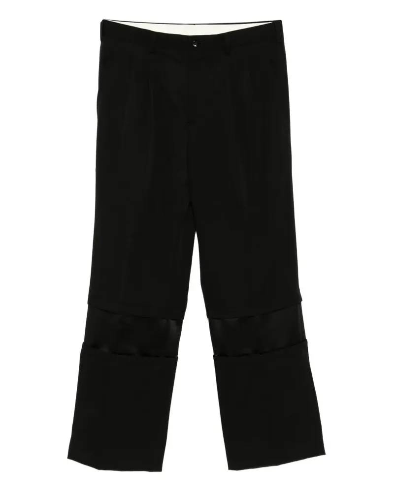 Comme des Garçons Klassische Hose - Schwarz Schwarz