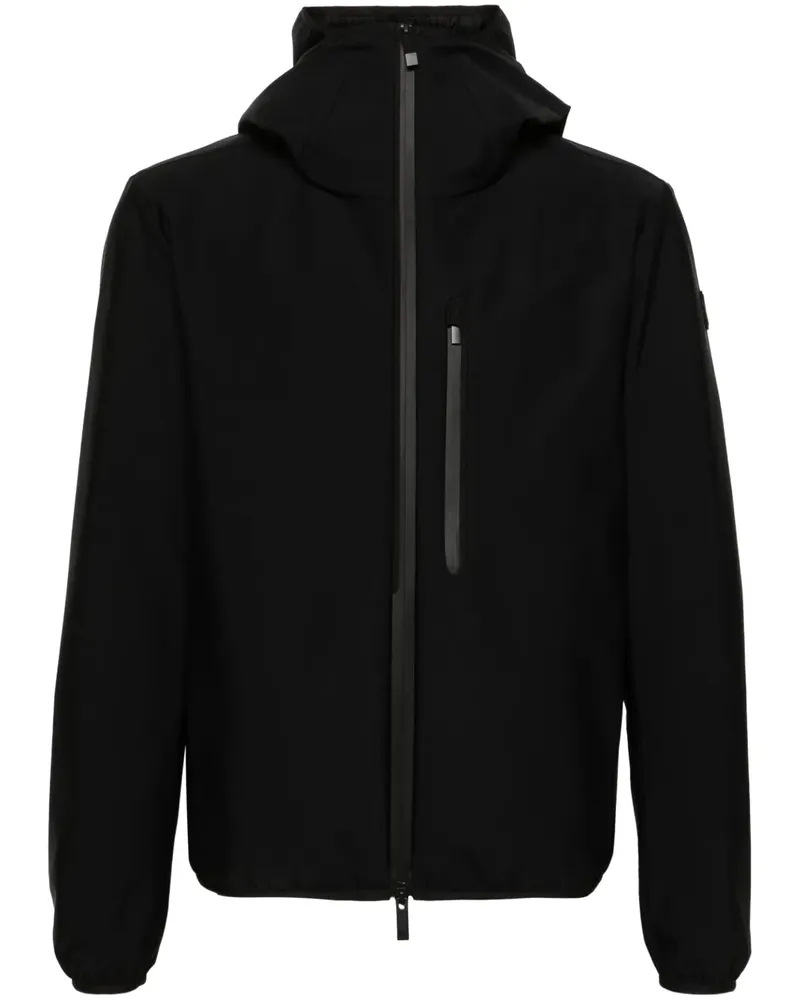 Moncler Lausfer Daunenjacke mit Kapuze - Schwarz Schwarz