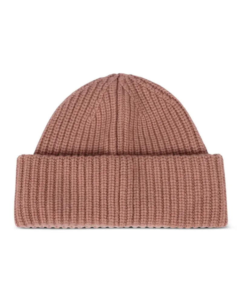 Slowear Gerippte Beanie - Rosa Rosa