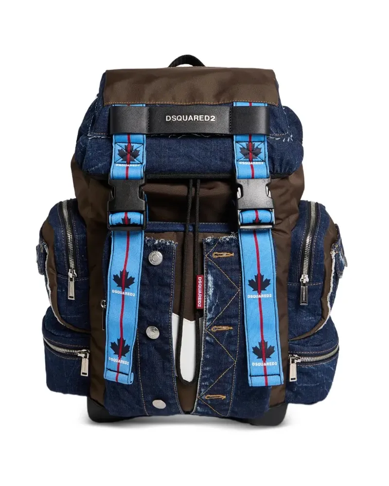 Dsquared2 Jeans-Rucksack mit Einsätzen - Braun Braun