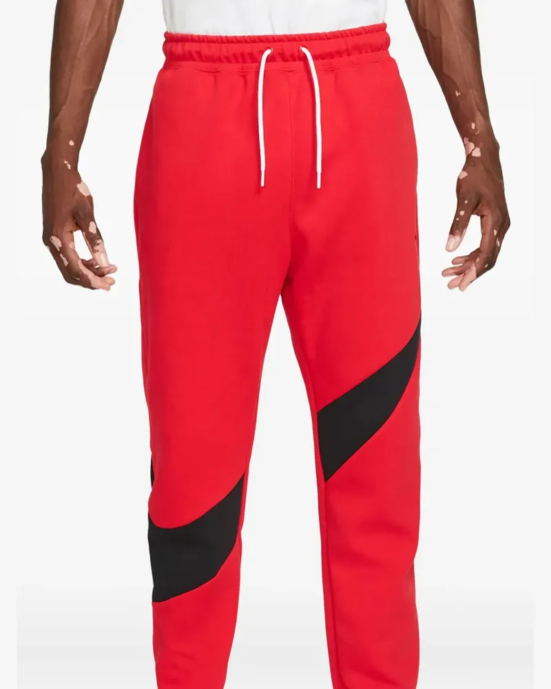 Nike Jogginghose mit Swoosh-Einsatz - Rot Rot