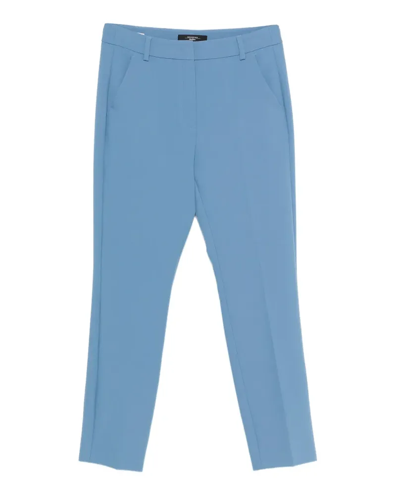 Max Mara Klassische Hose mit Eingrifftaschen - Blau Blau