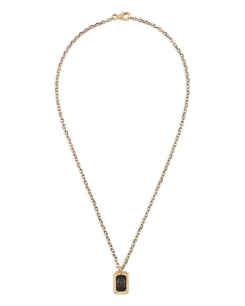 Philipp Plein Plein Tag IP Halskette - Gold Gold