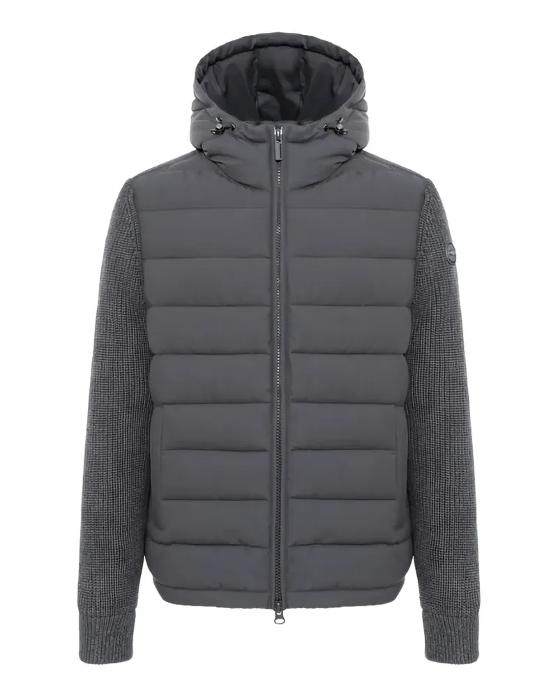 Colmar quilted knit-sleeve padded jacket - Grau Grau