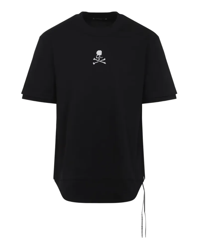 Mastermind Japan skull graphic layered T-shirt - Schwarz Schwarz
