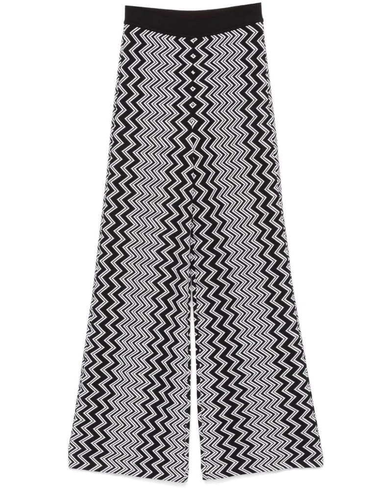 Missoni Hose mit Zickzackmuster - Schwarz Schwarz