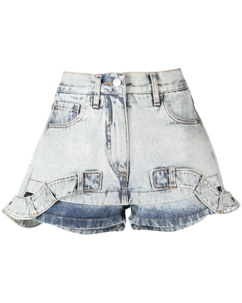 ALMAZ Minirock im Layering-Look - Blau Blau