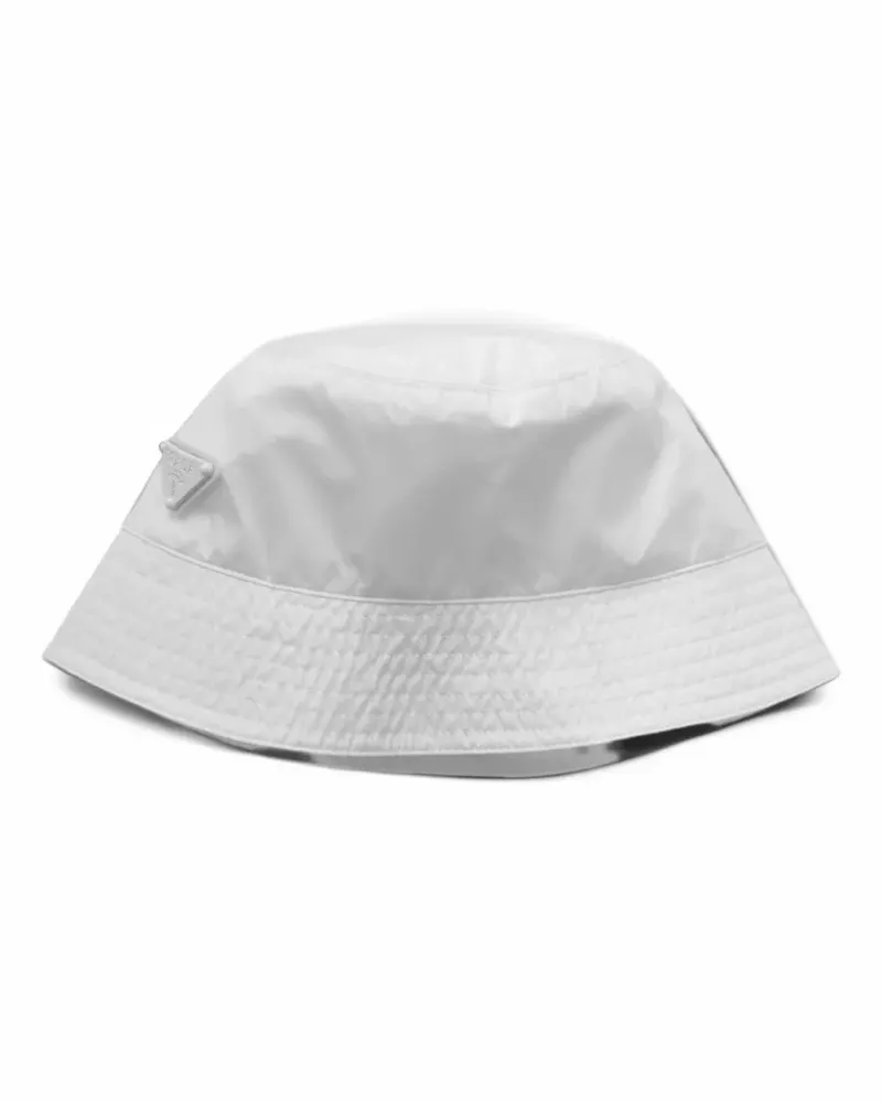 Prada Faltbarer Re-Nylon Fischerhut - Weiß Weiß