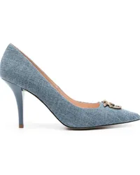 Pinko Denim-Pumps 90mm Blau