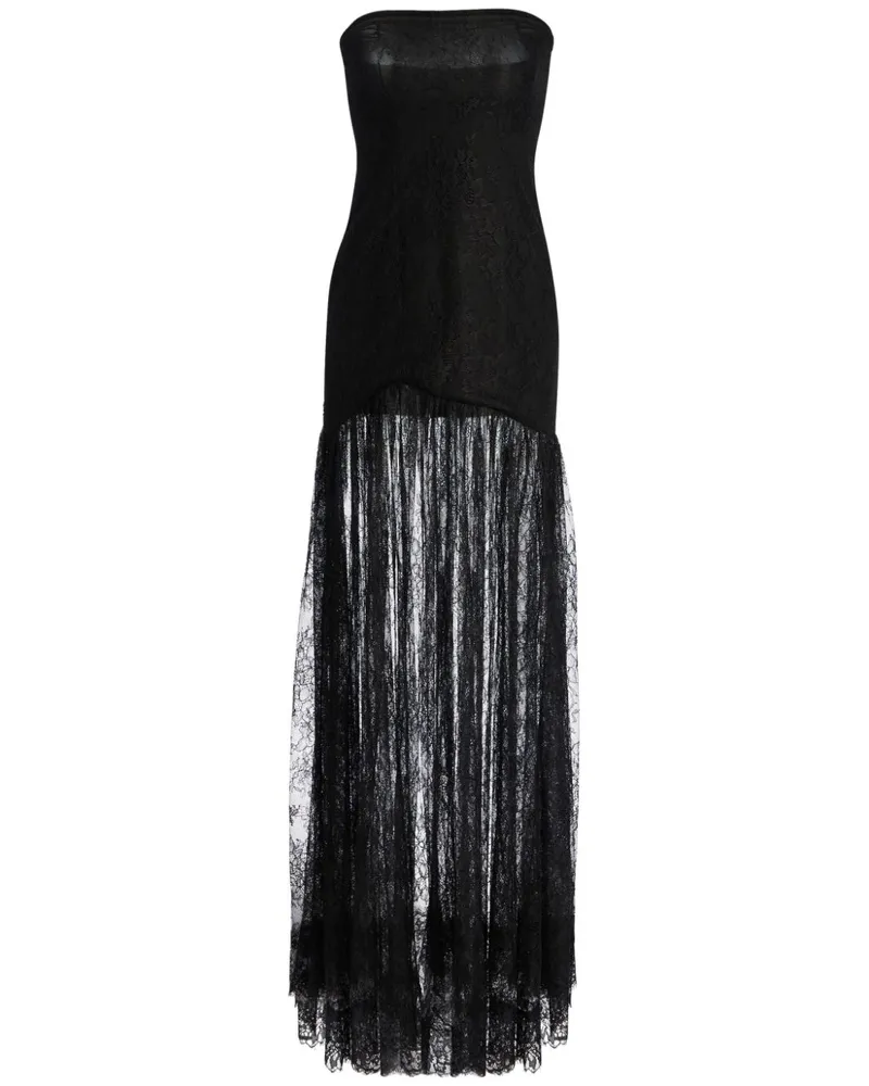 Retrofête Jeanette Spitzenkleid - Schwarz Schwarz