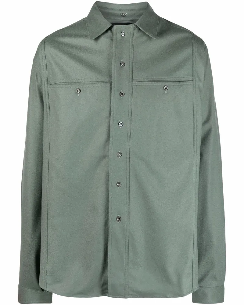 QASIMI Hemd mit Brusttaschen - Grün Grün