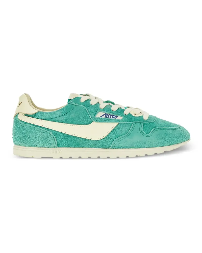 AUTRY panelled suede sneakers - Blau Blau