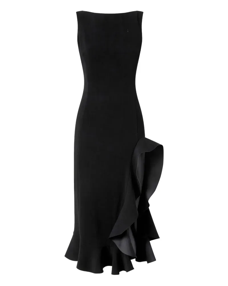 Pinko off-shoulder midi dress - Schwarz Schwarz
