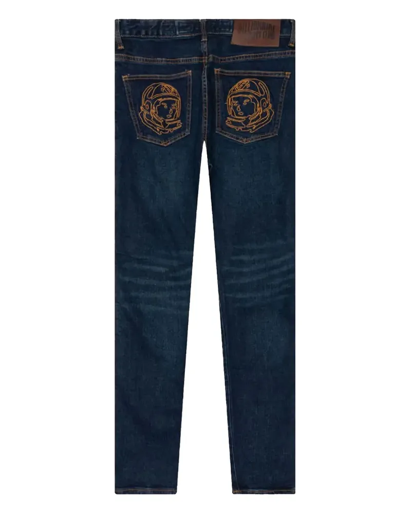 Billionaire Boys Club Dromeda astronaut-patch bootcut jeans - Blau Blau
