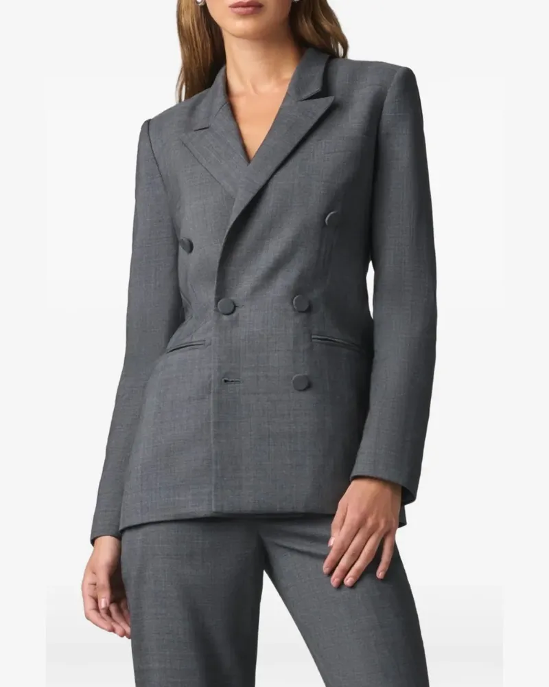 Kiki De Montparnasse Blazer mit Prince of Wales-Karo - Grau Grau