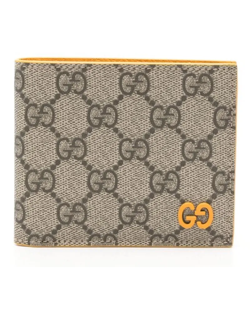 Gucci Portemonnaie mit GG-Schild Nude