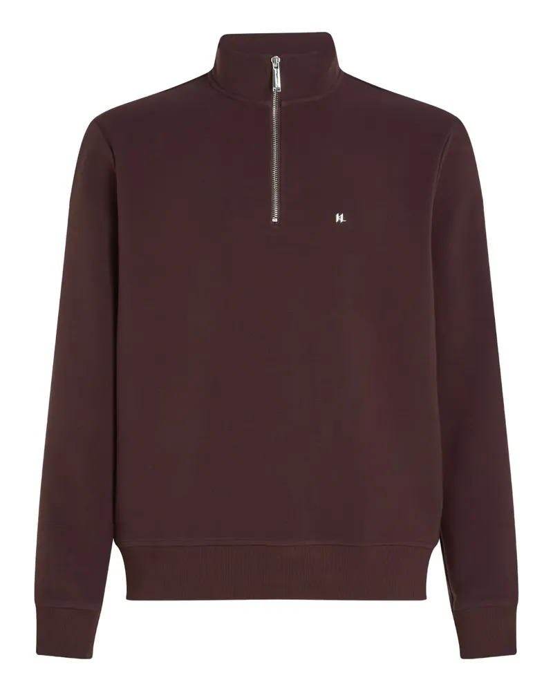 Karl Lagerfeld Poloshirt mit Reißverschluss - Braun Braun