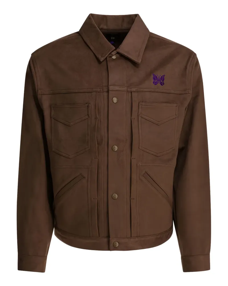 NEEDLES Jacke mit Klappentasche - Braun Braun