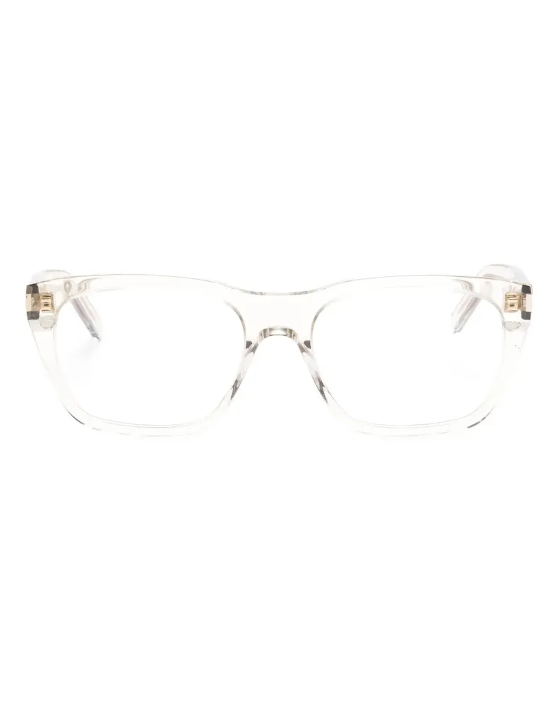 Saint Laurent SL598 Brille mit eckigem Gestell - Nude Nude