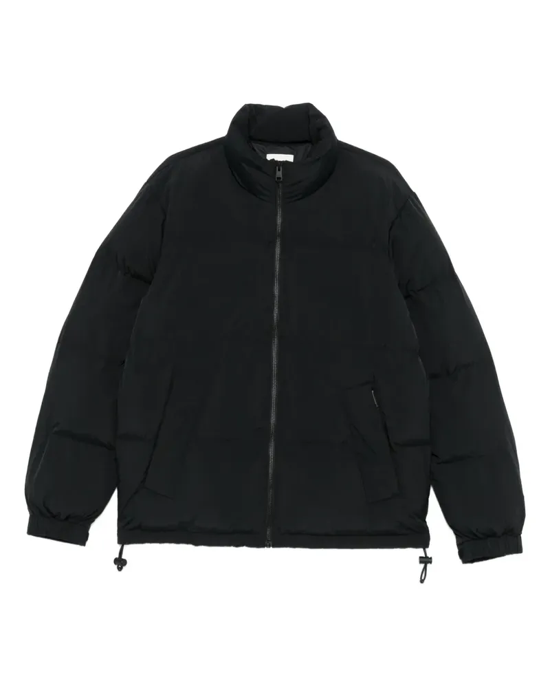 Sandro Gefütterte Jacke mit Stehkragen - Schwarz Schwarz